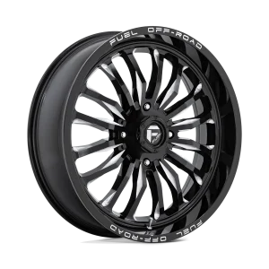 Fuel UTV – D821 ARC UTV – Black – 22″x7″ 13mm – Summer Wheels – D8212270A644